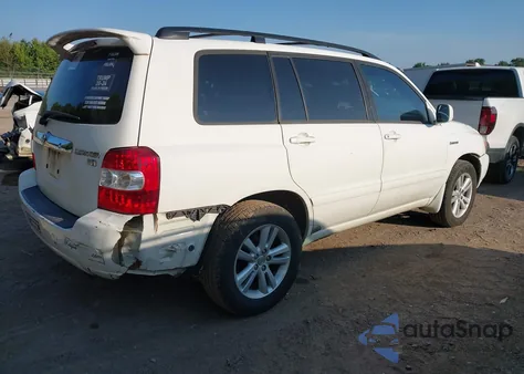2006 Toyota Highlander Hybrid из США, поврежденный, VIN JTEDW21A160004453